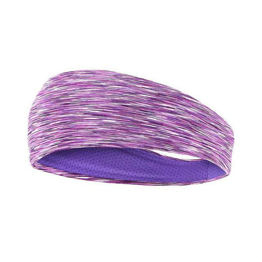 Sweat Absorb Breathable Yoga Headband Headwear Every Day And Night 01 Purple 1pc 