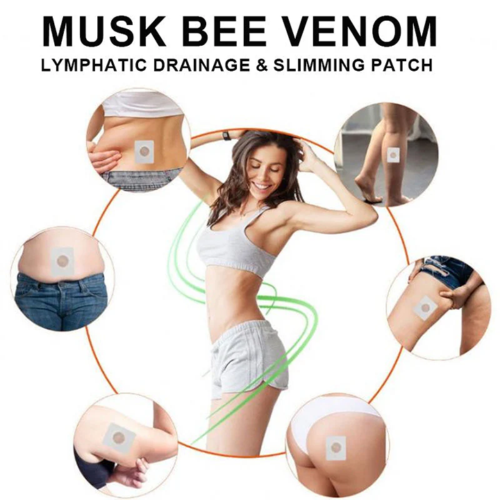 Fivfivgo™ Musk Bee Venom Lymphatic Drainage & Slimming Patches