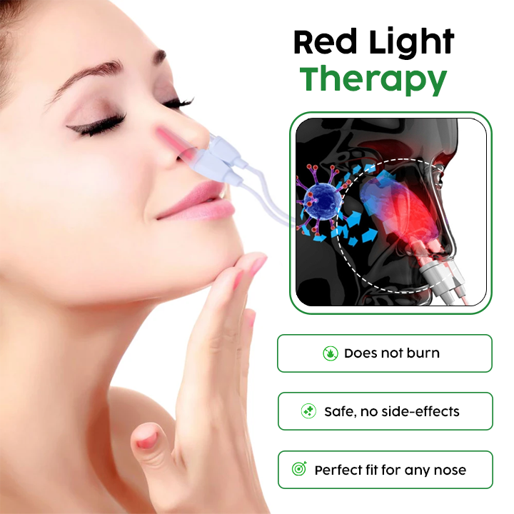 Fivfivgo™ AuraGlow Nasal LED Therapy Device