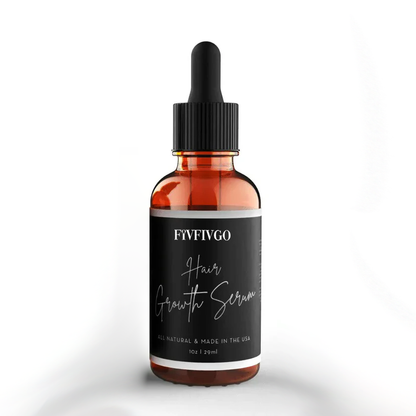 Fivfivgo™ Hair Growth Serum Designed for Black Women with Organic Herbs and Natural Vitamin. No Chemicals