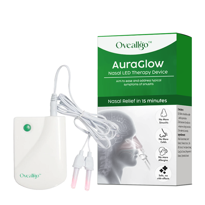 Fivfivgo™ AuraGlow Nasal LED Therapy Device