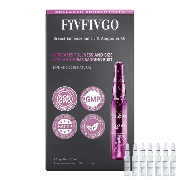 Fivfivgo™ Huile pour ampoules de lifting pour l’amélioration des seins 